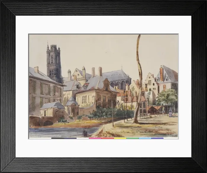 Framed Print : The Church of St. Bavon, Ghent Framed Print : The Church of St. Bavon, Ghent