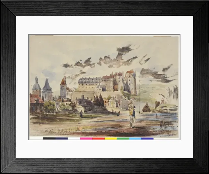 Framed Print : Chateau, Dieppe Framed Print : Chateau, Dieppe