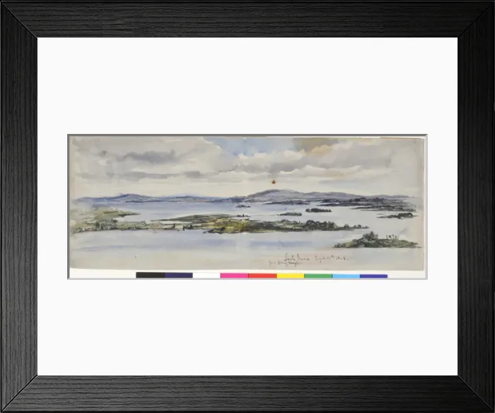 Framed Print : Lough Erne from Craig Reagh Framed Print : Lough Erne from Craig Reagh
