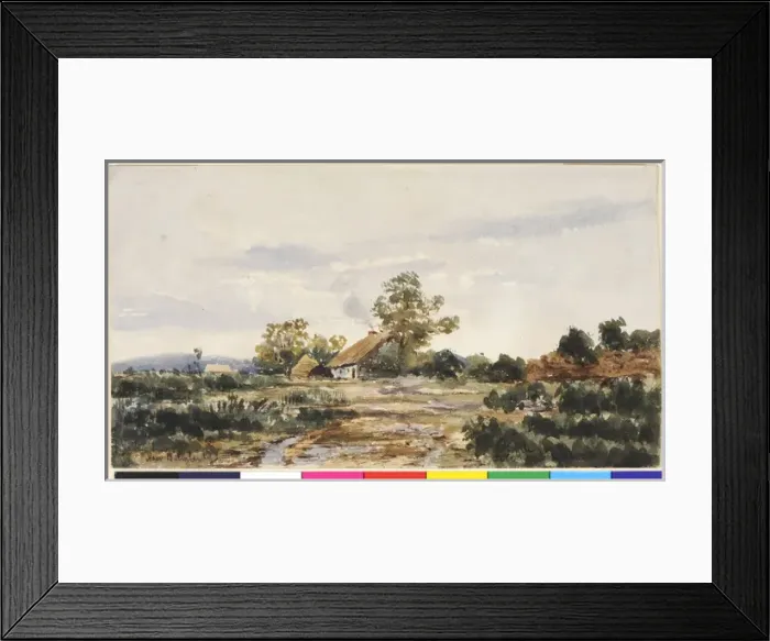 Framed Print : Near Ballyleidy Cottage near Clandeboye ? Framed Print : Near Ballyleidy Cottage near Clandeboye ?