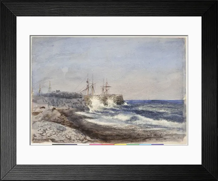 Framed Print : Newcastle Pier Framed Print : Newcastle Pier