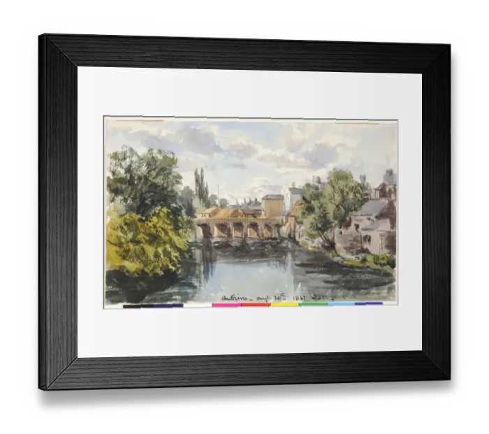 Framed Print : Antrim (1867). Moore, James 1819 - 1883. Date: 1867 Framed Print : Antrim (1867). Moore, James 1819 - 1883. Date: 1867