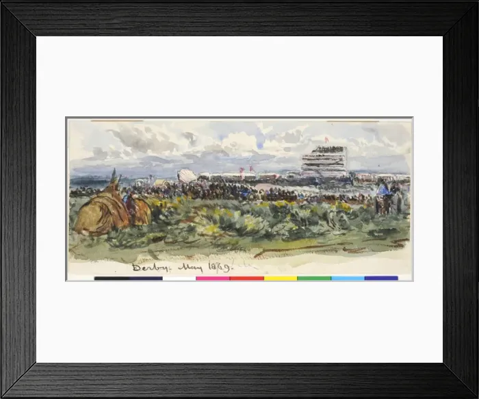 Framed Print : Derby Epsom Framed Print : Derby Epsom