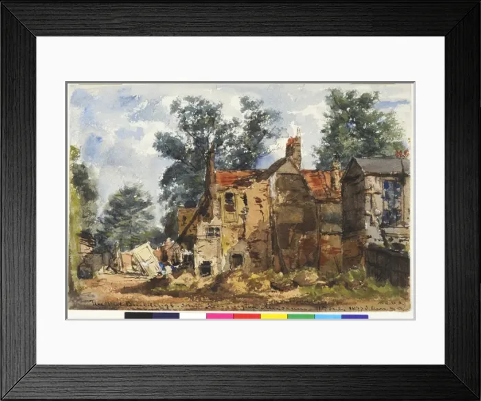 Framed Print : The Old Buildings, South Kensington Museum Framed Print : The Old Buildings, South Kensington Museum
