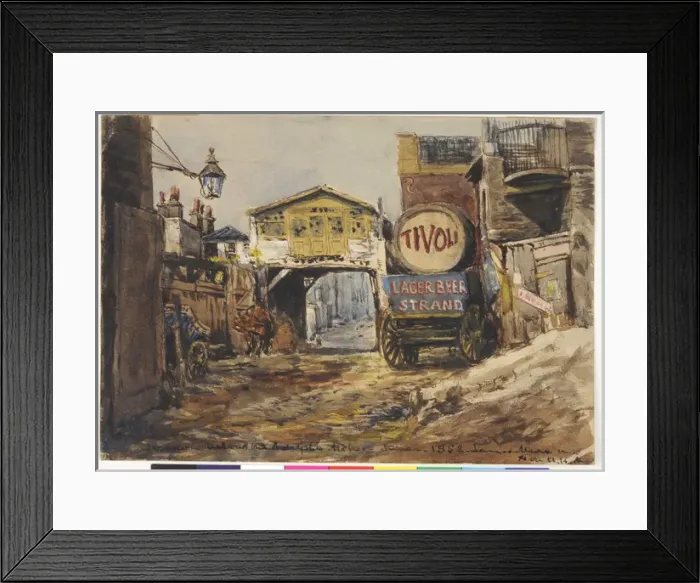 Framed Print : London. Below the Adelphi Arches Framed Print : London. Below the Adelphi Arches