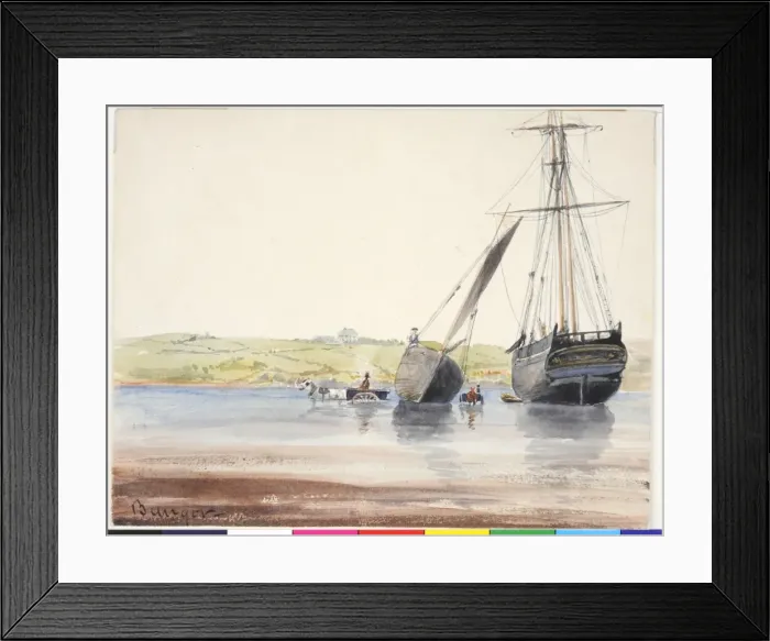 Framed Print : Bangor. Moore, James 1819 - 1883 Framed Print : Bangor. Moore, James 1819 - 1883
