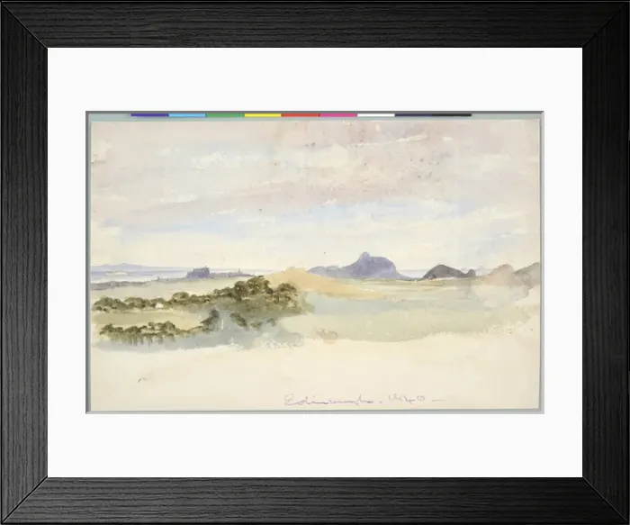 Framed Print : Edinburgh from the Braid Hills Framed Print : Edinburgh from the Braid Hills