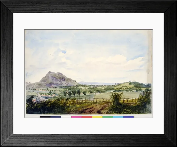 Framed Print : Edinburgh Arthurs Seat and Craigmillar Castle Framed Print : Edinburgh Arthurs Seat and Craigmillar Castle