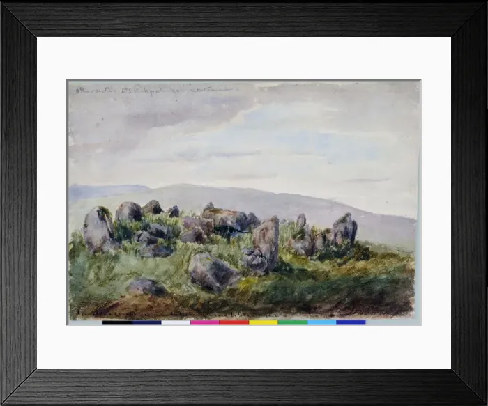 Framed Print : Fin MacCools Grave, between Larne and Glenarm Framed Print : Fin MacCools Grave, between Larne and Glenarm