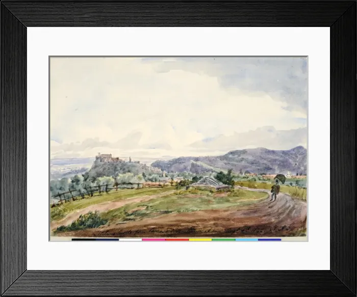 Framed Print : Stirling Castle from Bruces Stone, Bannockburn Framed Print : Stirling Castle from Bruces Stone, Bannockburn