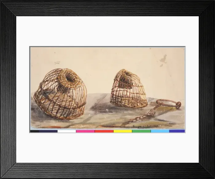 Framed Print : Bangor Lobster Pots Framed Print : Bangor Lobster Pots