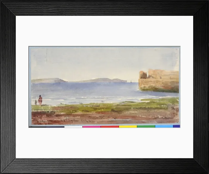 Framed Print : Bangor (1843). Moore, James 1819 - 1883. Date: 1843 Framed Print : Bangor (1843). Moore, James 1819 - 1883. Date: 1843