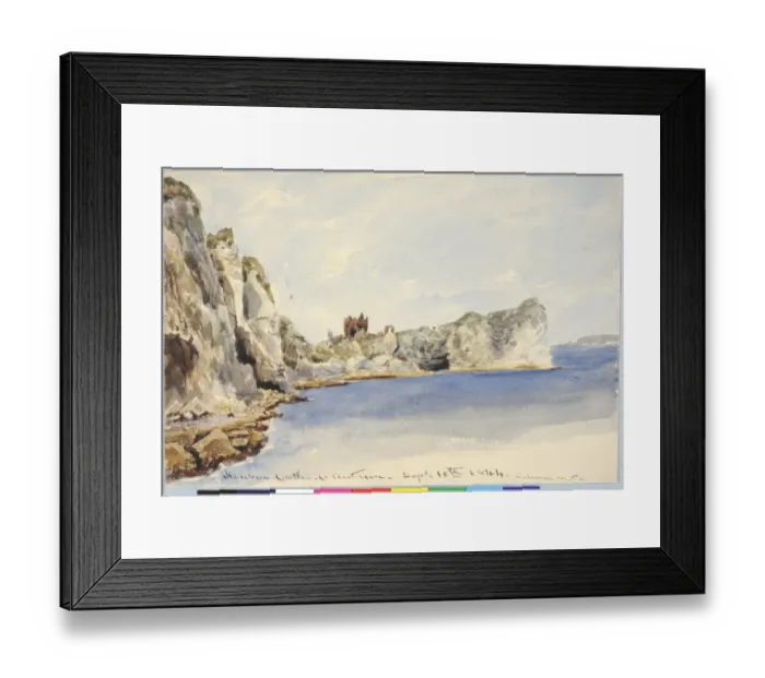 Framed Print : Kenban Castle, Co. Antrim Framed Print : Kenban Castle, Co. Antrim
