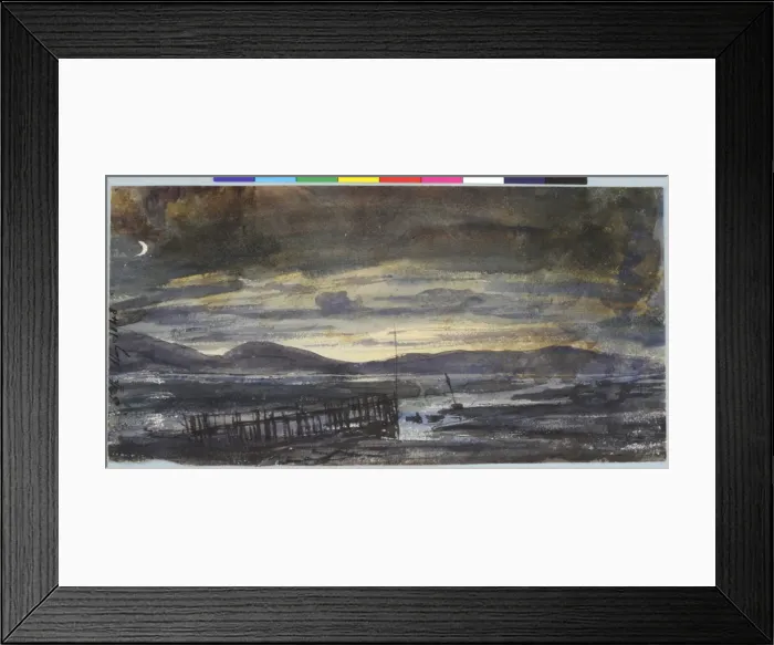 Framed Print : Holywood, Sunset Framed Print : Holywood, Sunset