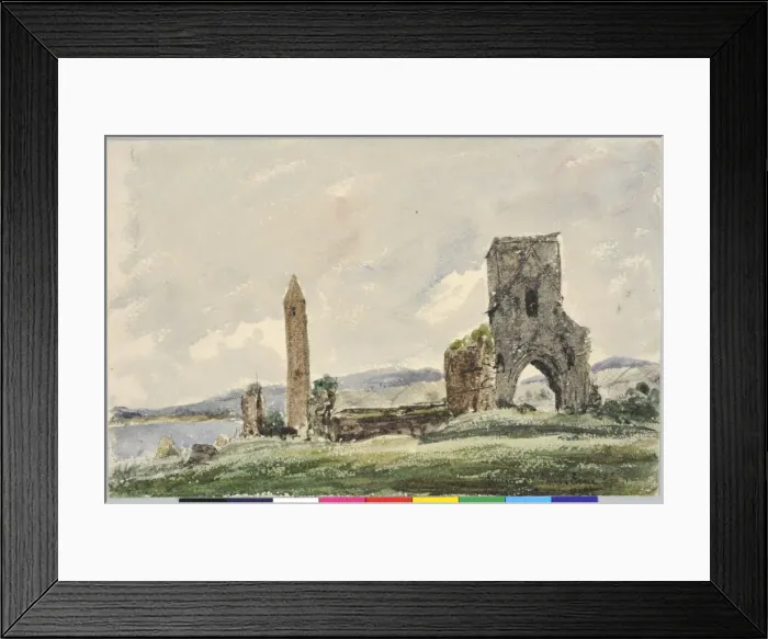 Framed Print : Devenish, Lough Erne Framed Print : Devenish, Lough Erne