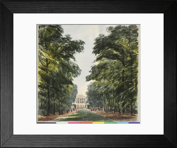 Framed Print : The Kings Palace from the Park, Brussels Framed Print : The Kings Palace from the Park, Brussels