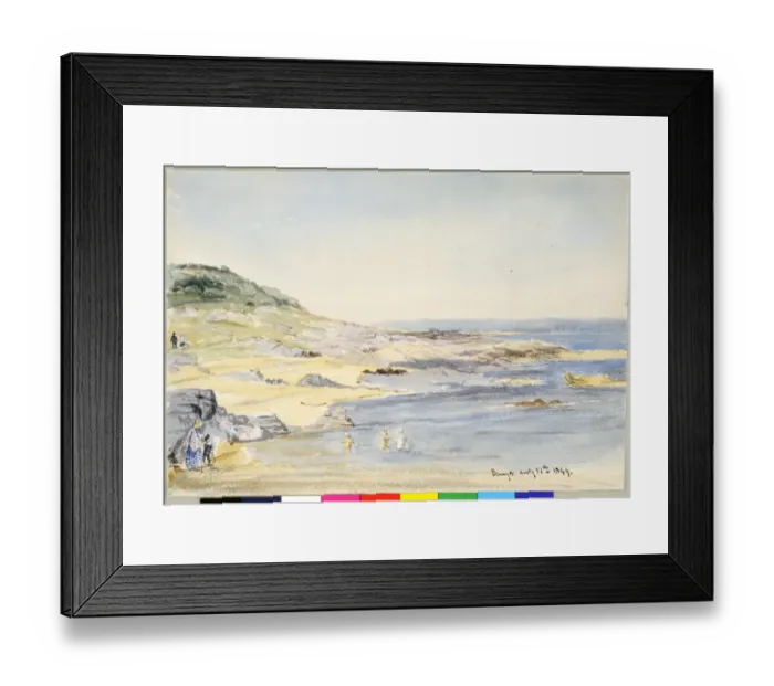 Framed Print : Bangor (1849). Moore, James 1819 - 1883. Date: 1849-07-12 Framed Print : Bangor (1849). Moore, James 1819 - 1883. Date: 1849-07-12