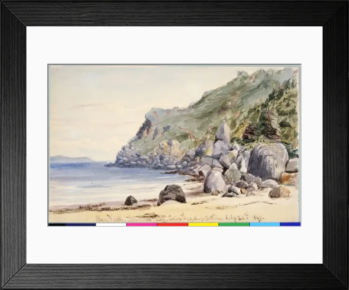 Framed Print : Ben Vien, Murloch Bay, Fair Head, Co. Antrim Framed Print : Ben Vien, Murloch Bay, Fair Head, Co. Antrim
