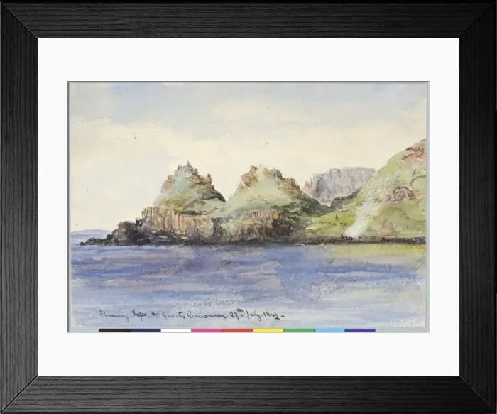 Framed Print : Chimney Tops, from Giants Causeway Framed Print : Chimney Tops, from Giants Causeway
