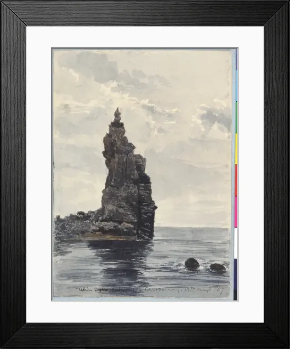 Framed Print : Whin Dyke, Port Moon, Causeway Framed Print : Whin Dyke, Port Moon, Causeway