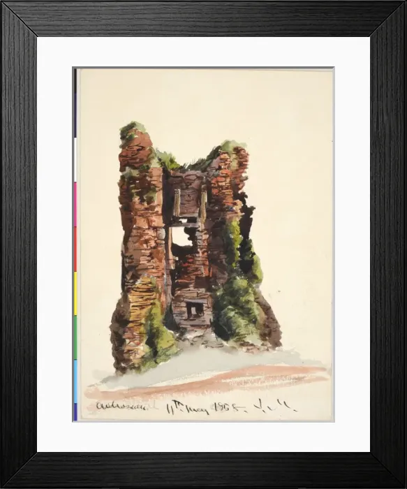 Framed Print : Ardrossan (1858). Moore, James 1819 - 1883. Date: 1858 Framed Print : Ardrossan (1858). Moore, James 1819 - 1883. Date: 1858
