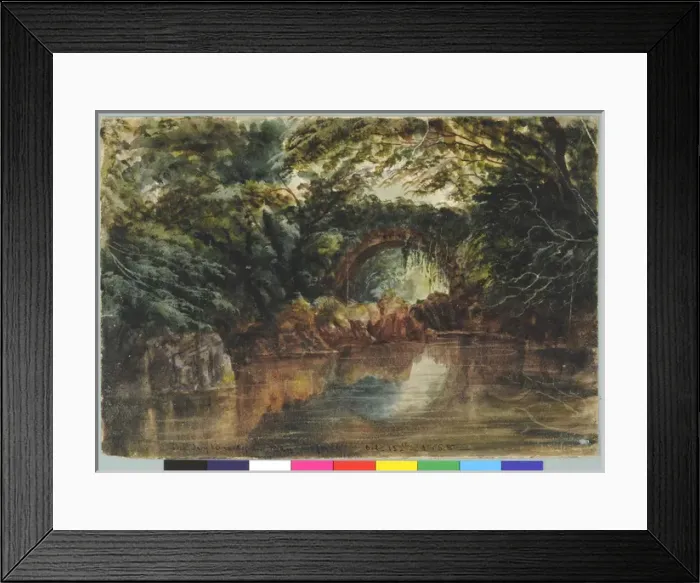 Framed Print : The Ivy Bridge, Bryansford Framed Print : The Ivy Bridge, Bryansford