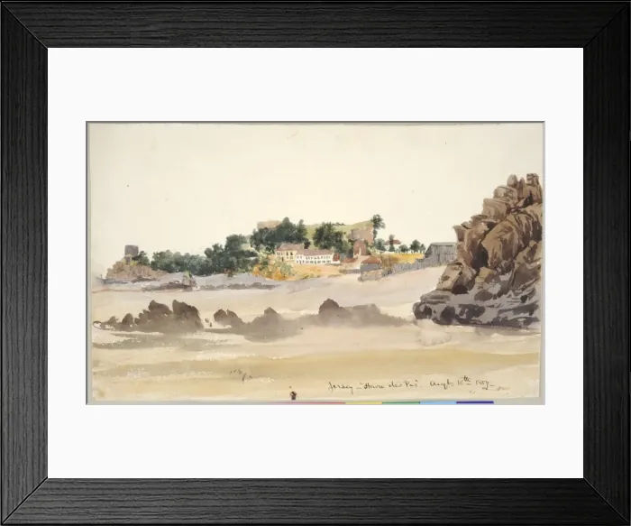 Framed Print : Jersey Havre des Pas Framed Print : Jersey Havre des Pas
