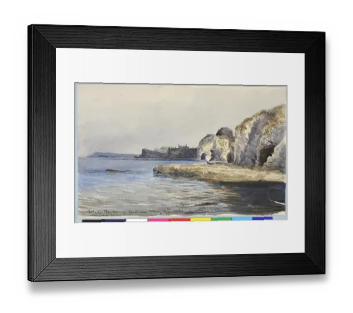 Framed Print : White Rocks, Co. Antrim, Dunluce Castle Framed Print : White Rocks, Co. Antrim, Dunluce Castle