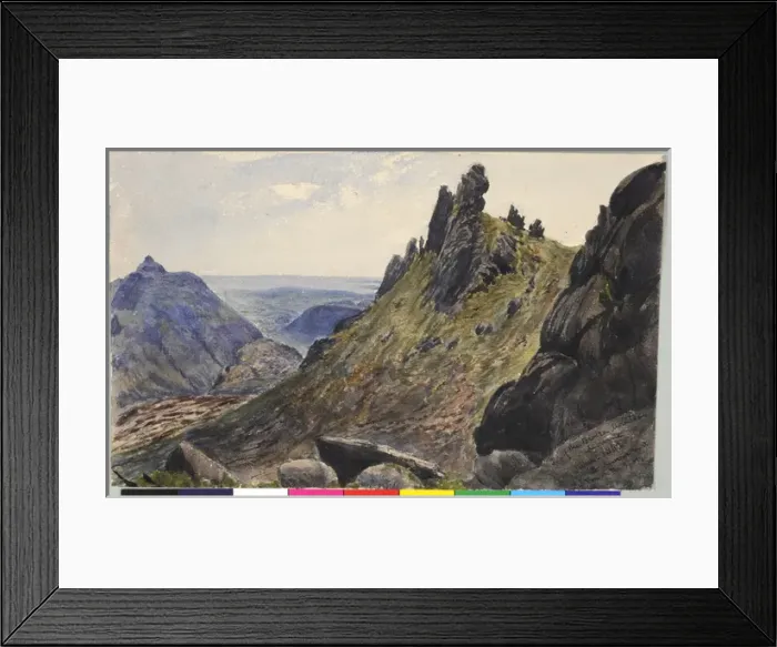 Framed Print : Top of the Broken Mountain, Mourne Framed Print : Top of the Broken Mountain, Mourne