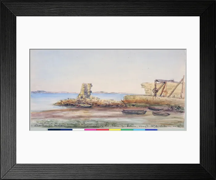 Framed Print : Shame on Co. Down, Newcastle Pier, Co. Down Framed Print : Shame on Co. Down, Newcastle Pier, Co. Down