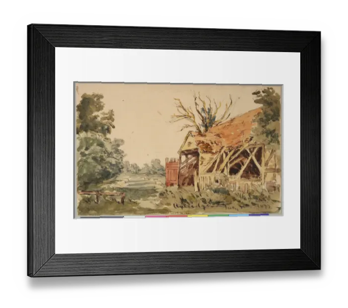 Framed Print : Uxbridge (1872). Moore, James 1819 - 1883. Date: 1872 Framed Print : Uxbridge (1872). Moore, James 1819 - 1883. Date: 1872