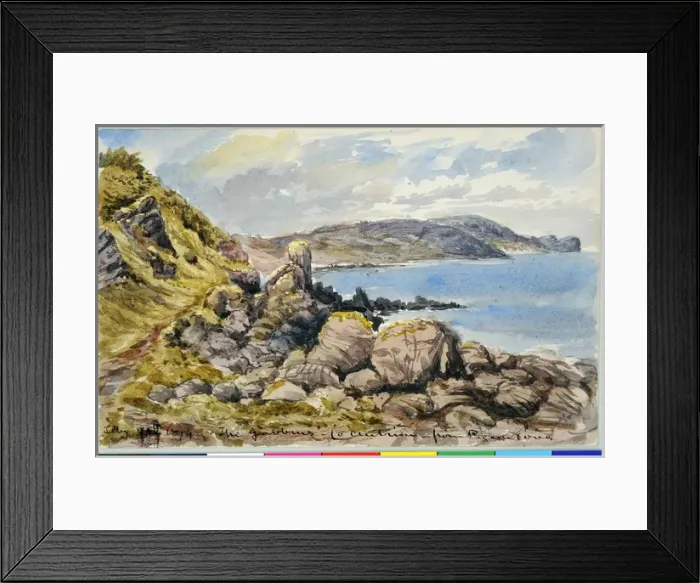 Framed Print : The Gobbins, Co. Antrim, from Pigeon Cove Framed Print : The Gobbins, Co. Antrim, from Pigeon Cove