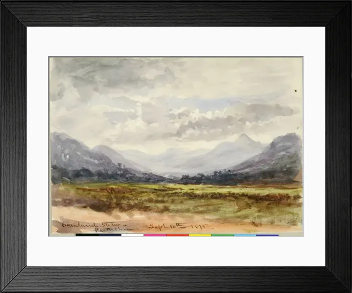 Framed Print : Crainlarick Station, Perthshire Framed Print : Crainlarick Station, Perthshire