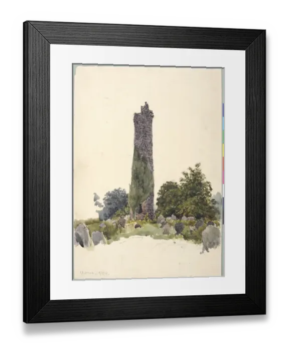Framed Print : Clones Round Tower Framed Print : Clones Round Tower
