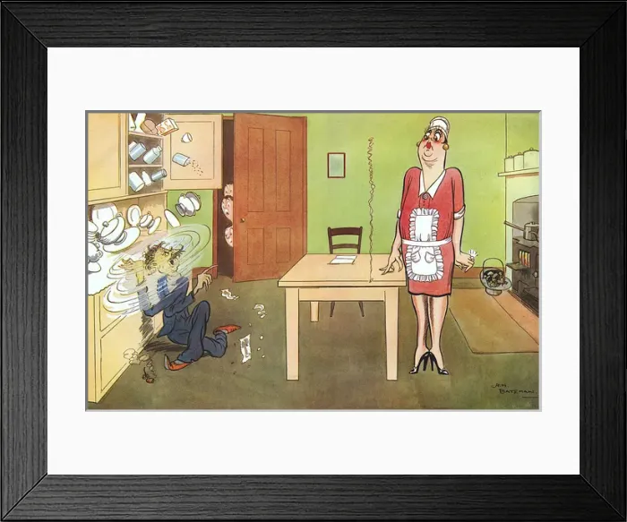 Framed Print : The Man Who Gave Cook Notice by Bateman Framed Print : The Man Who Gave Cook Notice by Bateman