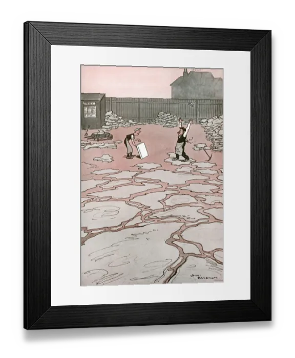Framed Print : His Waterloo by H M Bateman Framed Print : His Waterloo by H M Bateman
