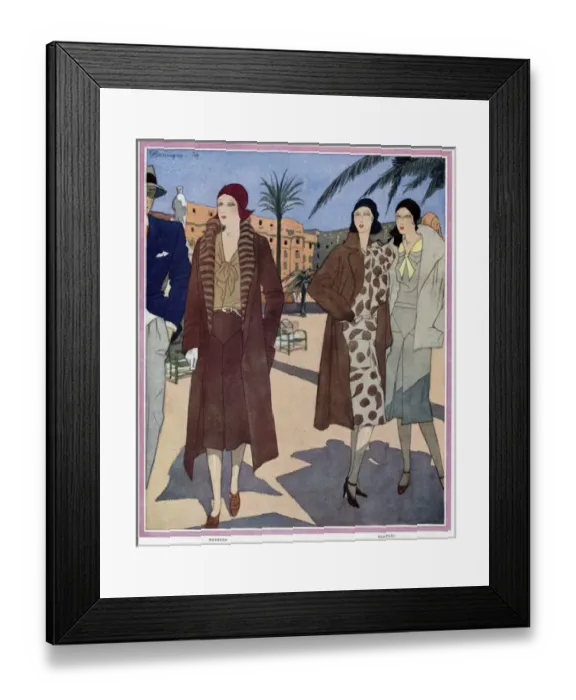 Framed Print : Dresses by Redfern fashions Framed Print : Dresses by Redfern fashions