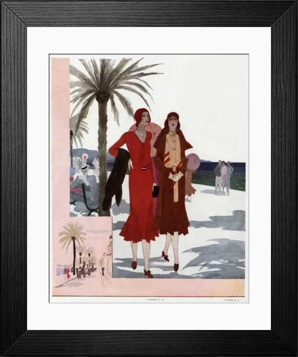 Framed Print : Advertisement for Lenief fashions Framed Print : Advertisement for Lenief fashions
