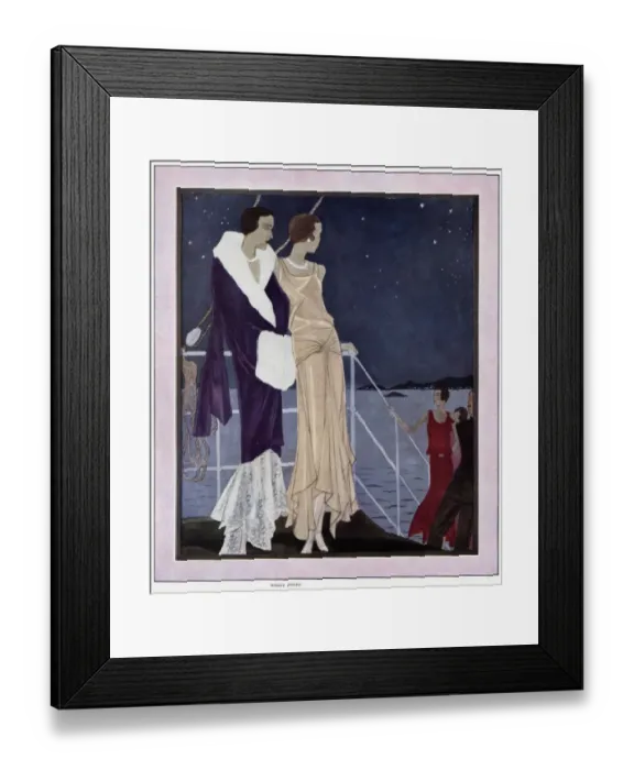 Framed Print : Advertisement for Maggy Rouff fashions Framed Print : Advertisement for Maggy Rouff fashions