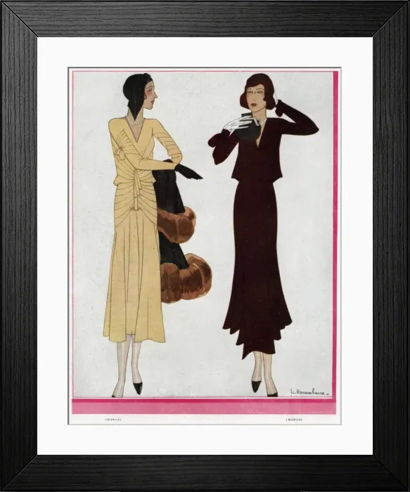 Framed Print : Advertisement for Chantal fashions Framed Print : Advertisement for Chantal fashions
