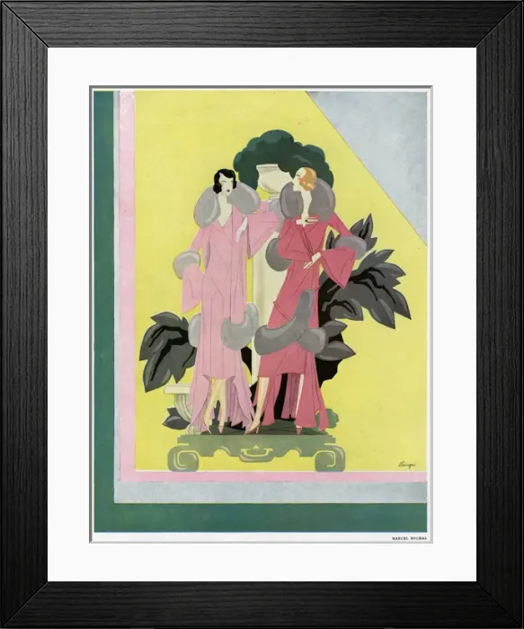 Framed Print : Advertisement for Marcel Rochas fashions Framed Print : Advertisement for Marcel Rochas fashions