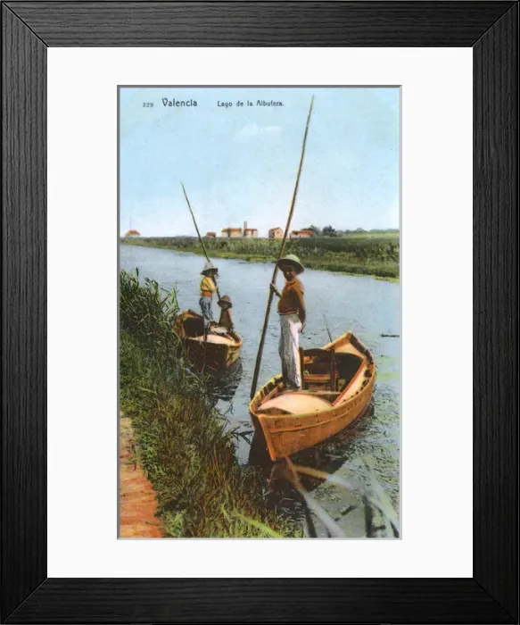 Framed Print : Valencia, Spain - Lago de la Albufera (Lake Albufera) Framed Print : Valencia, Spain - Lago de la Albufera (Lake Albufera)