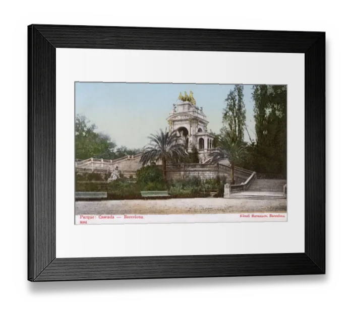 Framed Print : Barcelona, Spain - Parque Cascada - The Fountain Framed Print : Barcelona, Spain - Parque Cascada - The Fountain