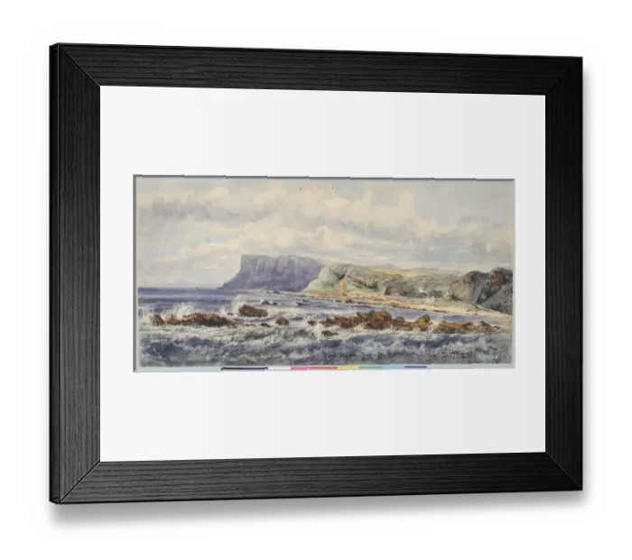 Framed Print : Fair Head, from the Salt Pans Framed Print : Fair Head, from the Salt Pans