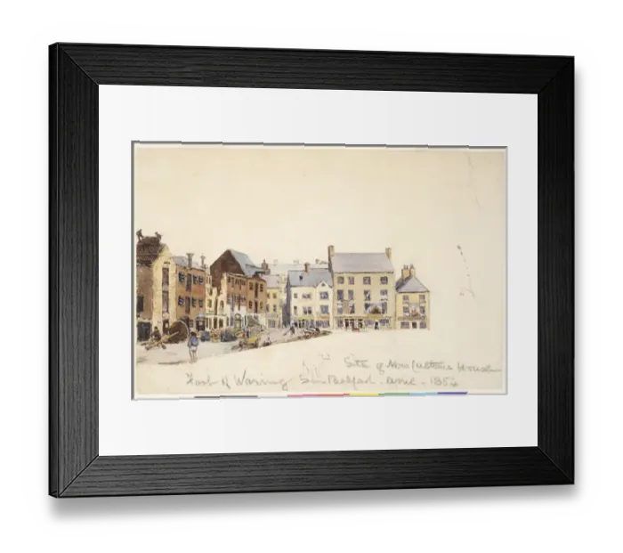 Framed Print : Site of New Customs House Foot of Waring Street, Belfast Framed Print : Site of New Customs House Foot of Waring Street, Belfast