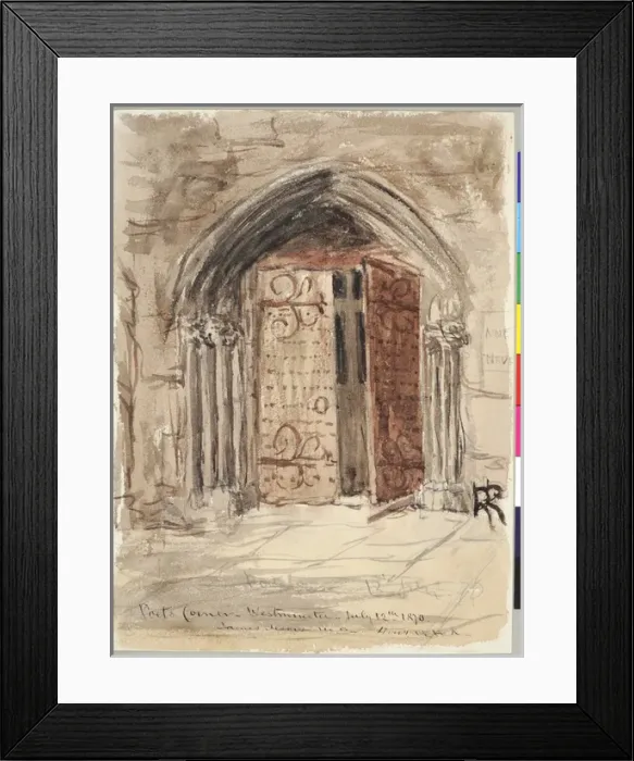 Framed Print : Poets Corner, Westminster Abbey Doorway Framed Print : Poets Corner, Westminster Abbey Doorway