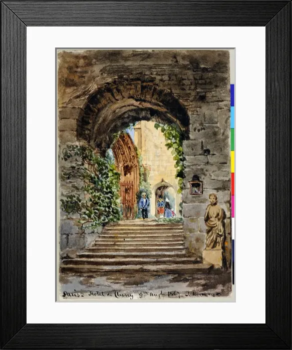 Framed Print : Paris, Hotel de Cluny Framed Print : Paris, Hotel de Cluny