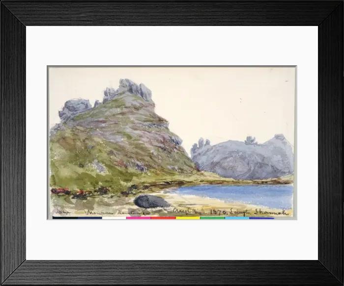 Framed Print : Lough Shannah, Mourne Mountains Framed Print : Lough Shannah, Mourne Mountains