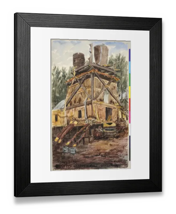 Framed Print : Water Tank, Arcachon Framed Print : Water Tank, Arcachon