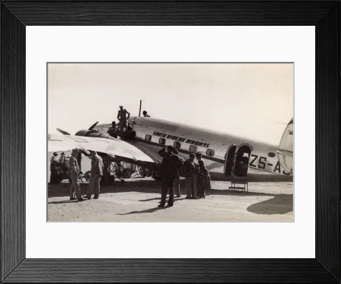 Framed Print : Lockheed Lodestar, South African Airways Framed Print : Lockheed Lodestar, South African Airways